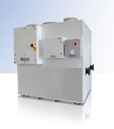 P series chillers, Koolant Koolers Pressurized chillers, pressurized modular chillers, pressurized closed loop chiller systems, dual refrigeration, redundancy, oxygen-free system
