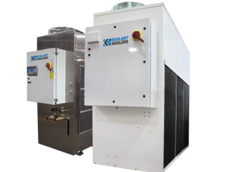 2-90 ton chilling capacity, W Series Koolant Koolers chiller, indoor and outdoor chillers, industrial chillers with brazed plate evaporator, air-cooled, water-cooled, water glycol chillers