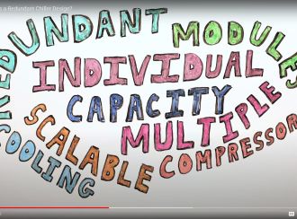 Redundant chiller design video thumbnail, redundant chiller designs, dimplex education video