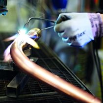 welding chiller piping, welding for Dimplex Chillers