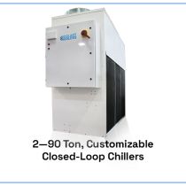 W-Series chillers, customizable chillers, industrial chillers, robust industrial chillers, outdoor chillers, indoor chillers, anti-backflow chiller, high uptime chiller
