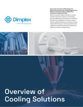 Dimplex thermal product overview, chiller products, process chillers, water cool chillers, water chillers, air chillers, air cooling, glycol chillers, koolant koolers