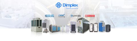 dimplex thermal solutions logos, chiller companies, industrial chiller, koolant koolers, hyfra, riedel cooling, riedel kooling, werner finley